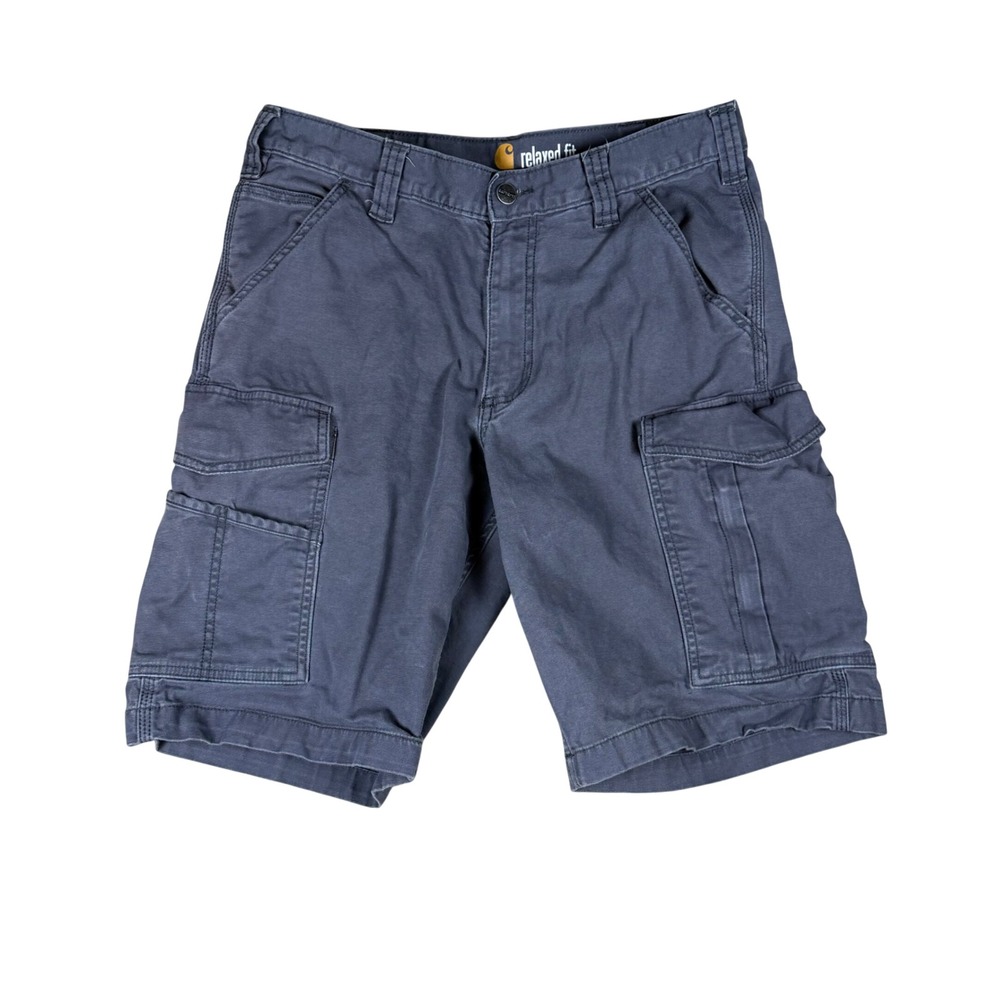 Carhartt Mens Relaxed Fit Cargo Shorts Shadow Gray 103542 029 Size 32 RuggedFlex